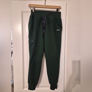 Figs British Racing Green Scrub Pants